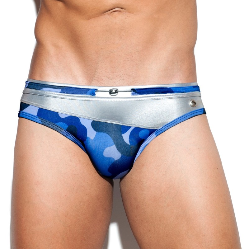  Slip de bain Danny Métal navy - ES COLLECTION 1808 C09 