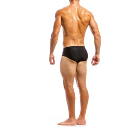  Slip de bain Brand bleu - MODUS VIVENDI BS1811 BLACK  