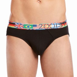  Slip Global Games Cotton Stretch No Show noir - 2(X)IST 046920-06721 