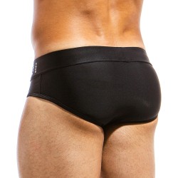  Slip de bain Brand noir - MODUS VIVENDI BS1811 BLACK  