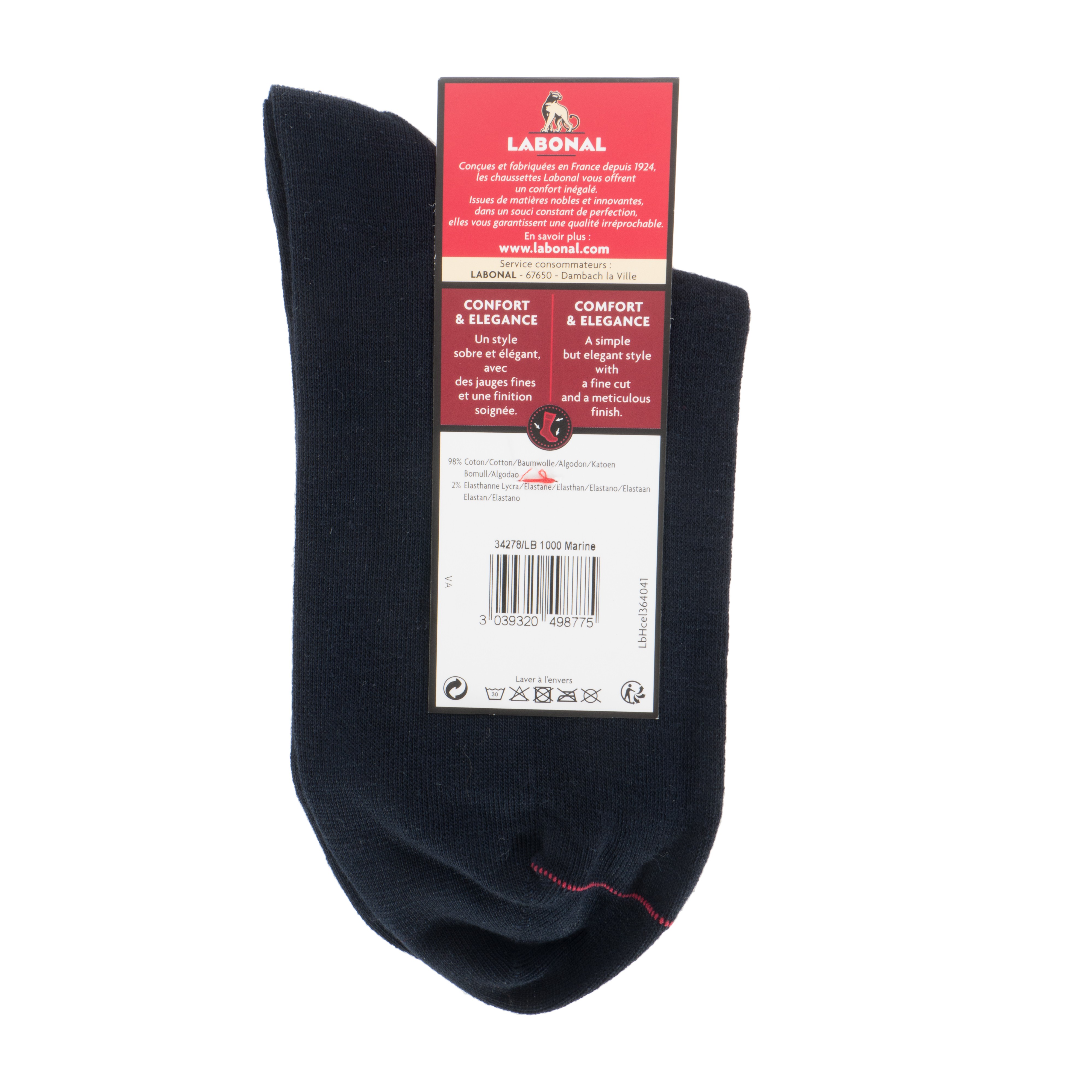 Calcetines - sin costura - Navy - Labonal : venta de Calcetines par