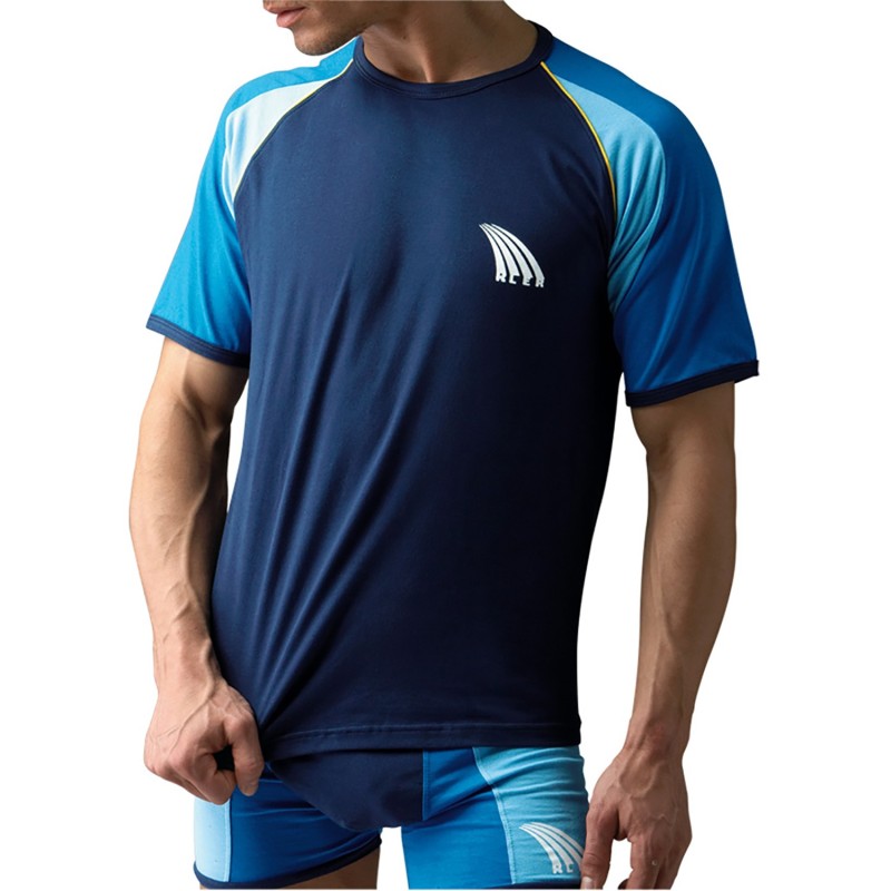 acheter-des-articles-de-mode-pour-homme-Kler-T-shirt Azul  - T-shirt manches courtes