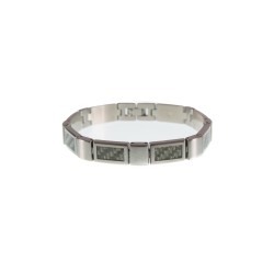  Steelx - Bracelet Acier et carbonne -  BR9958 170 