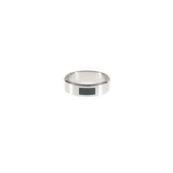  Steelx - Bague Acier Noir -  R338 170 