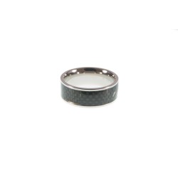  Steelx - Bague Acier gris/noir -  R350 170 