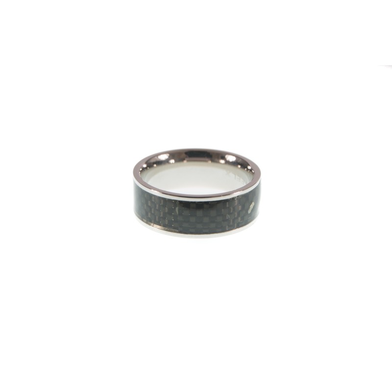  Steelx - Bague Acier gris/noir -  R350 170 