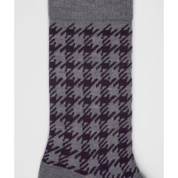  Chaussettes Pied de coq Laine Gris - LABONAL 38991 3200 