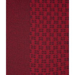  Chaussettes Ajourées bicolores vertical Laine Rouge - LABONAL 38883 9100 