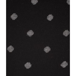  Chaussettes Pois Laine Noir - LABONAL 38995 8000 