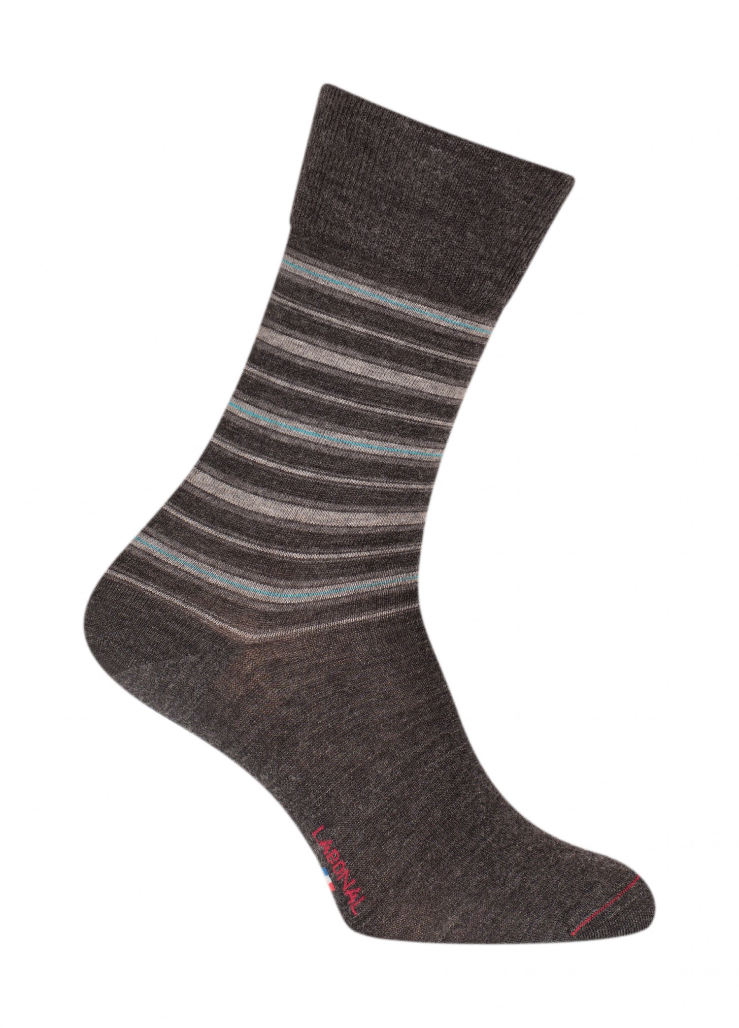 Chaussettes Achères Montagnes Coton Gris – La Frenchie By Labonal