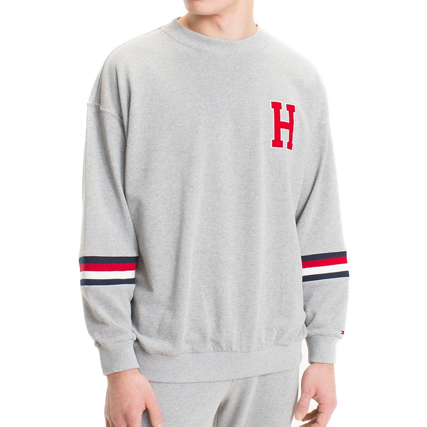 grey hilfiger sweatshirt