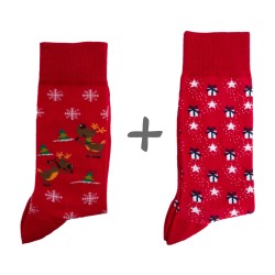  Coffret Chaussettes Fantaisie Reine et Cadeau - LABONAL 34803-RED 