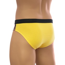 acheter des sous-vetements Kler pour homme - Slip bandeau Star Jaune slips et bandeaux