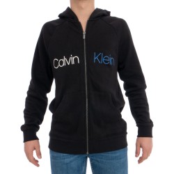  Sweat-shirt à capuche entièrement zippé - Bold Accents noir - CALVIN KLEIN NM1609E-001 