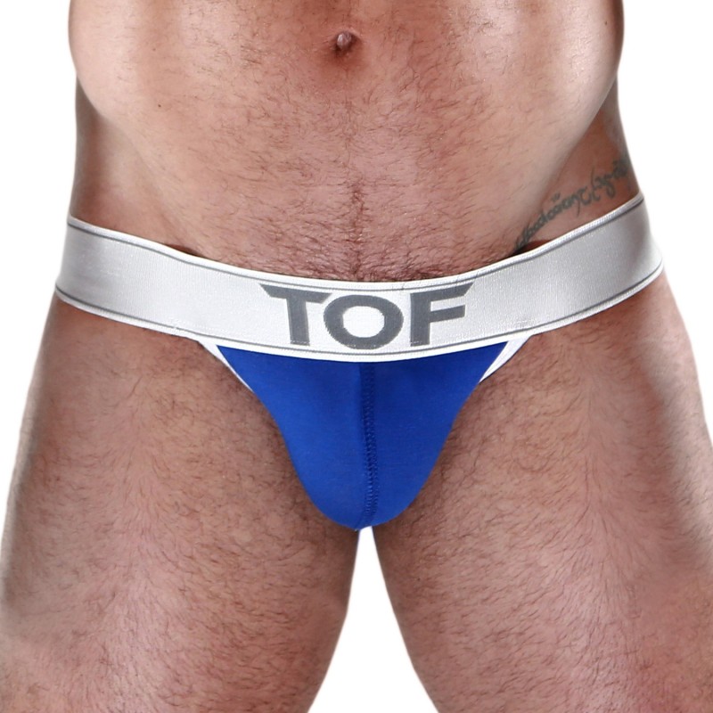  Jockstrap Carter Bleu/blanc - TOF PARIS J0003BUB 