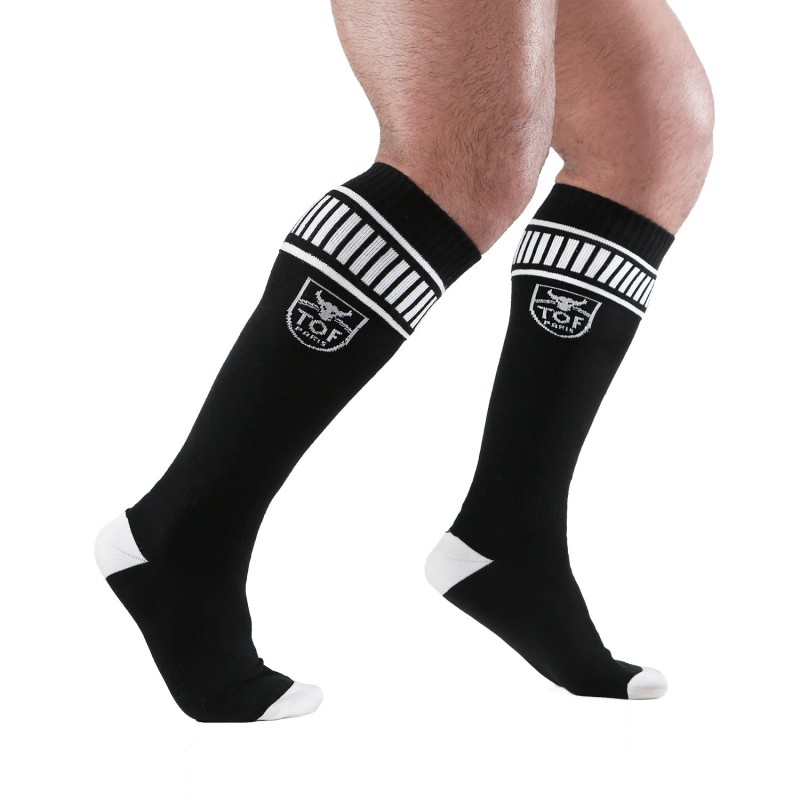  Chaussettes Footish Noir/Blanc - TOF PARIS S0001NB 