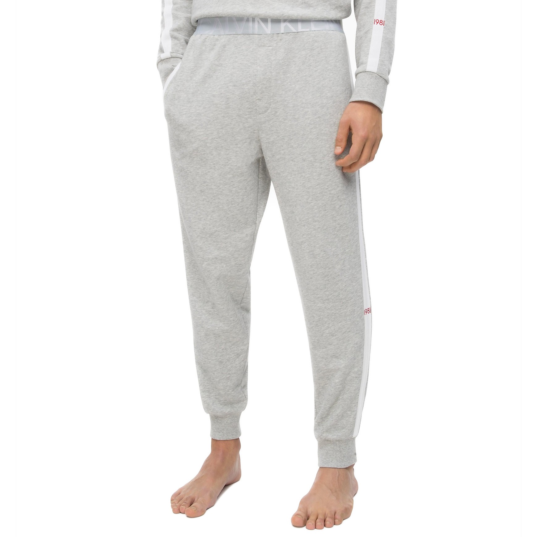 Soldes Jogging Gris Coton Polyester - Nos bonnes affaires de janvier