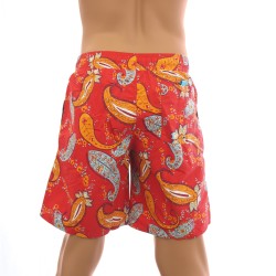 acheter-des-maillots-de-bain-pour-homme-Eminence-Bermuda de bain Tendance rouge -short-de-bain