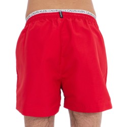  Short de bain court avec double ceinture - noir - CALVIN KLEIN KM0KM00310-654 