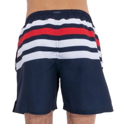  Short de bain rayé tricolore - navy - GUASCH SC661-D.163 