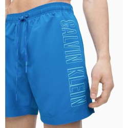  Pantaloncini da bagno con cordoncino medio blu - CALVIN KLEIN *KM0KM00291-446 