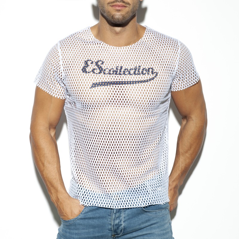  Open mesh t-Shirt - ES COLLECTION TS254 C01 