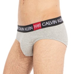  STATEMENT 1981 Bold brief - bianco - CALVIN KLEIN *NB2049A-080 