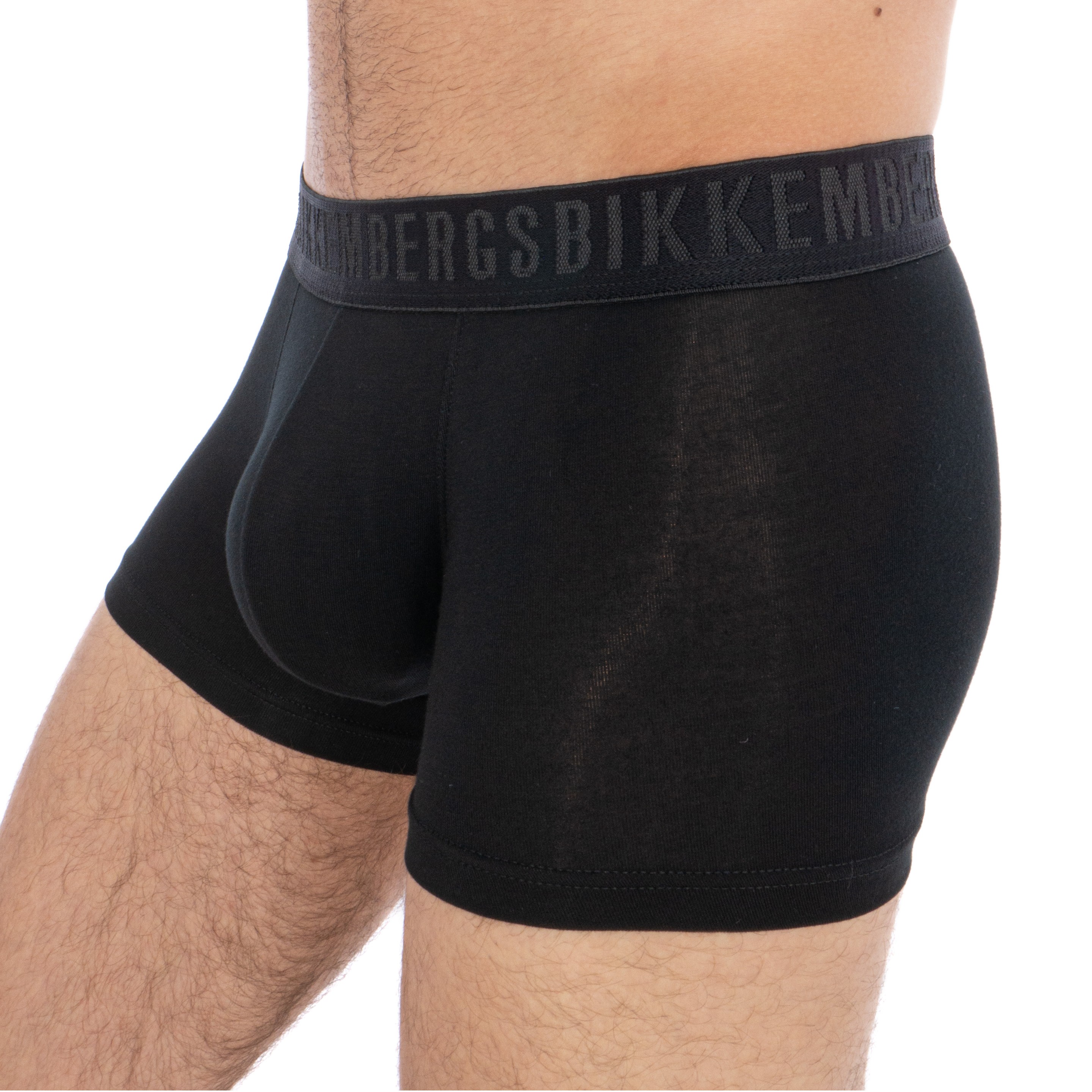 Black micromodal boxer - BIKKEMBERGS : sale of Boxer shorts, Shorty