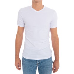 Stretch Cotton T-Shirt - white