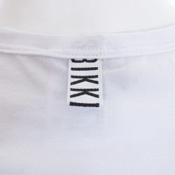  T-Shirt Stretch Cotton - blanc - BIKKEMBERGS B41300T41-1100 