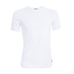  T-Shirt Stretch Cotton - blanc - BIKKEMBERGS B41300T41-1100 
