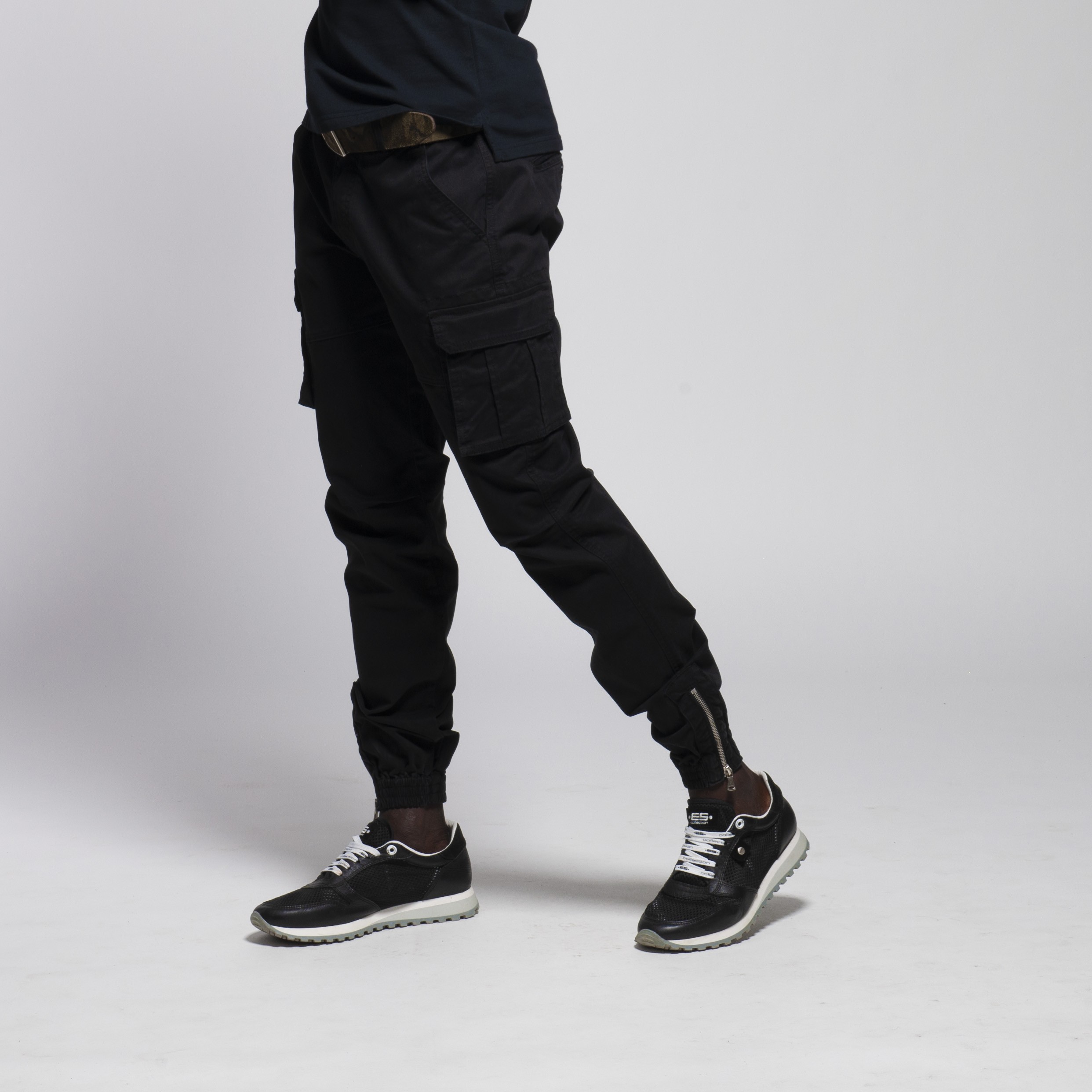 Pantalon Cargo - noir - ES collection : vente pantalons sportwear E