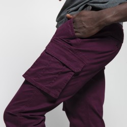  Pantalon Cargo - burgundy - ES COLLECTION ESJ053 C29 