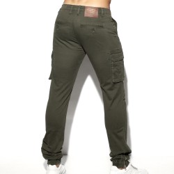  Pantalon Cargo - kaki - ES COLLECTION ESJ053 C12 