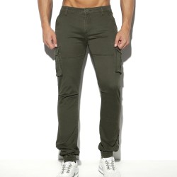  Pantalon Cargo - kaki - ES COLLECTION ESJ053 C12 