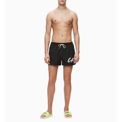  Drawstring - Pantaloncini da nuoto nero - CALVIN KLEIN KM0KM00442-BEH 