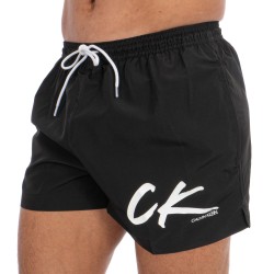  Drawstring - Pantaloncini da nuoto nero - CALVIN KLEIN KM0KM00442-BEH 