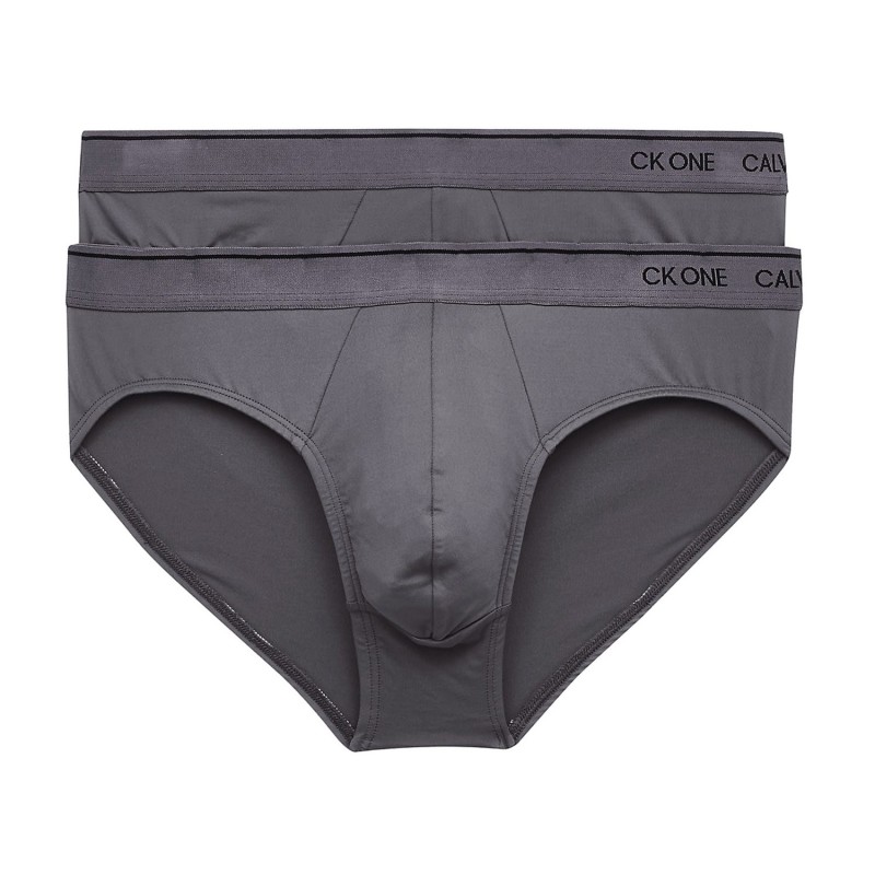  Lot de 2 slips - CK ONE gris - CALVIN KLEIN NB2386A-5GS 