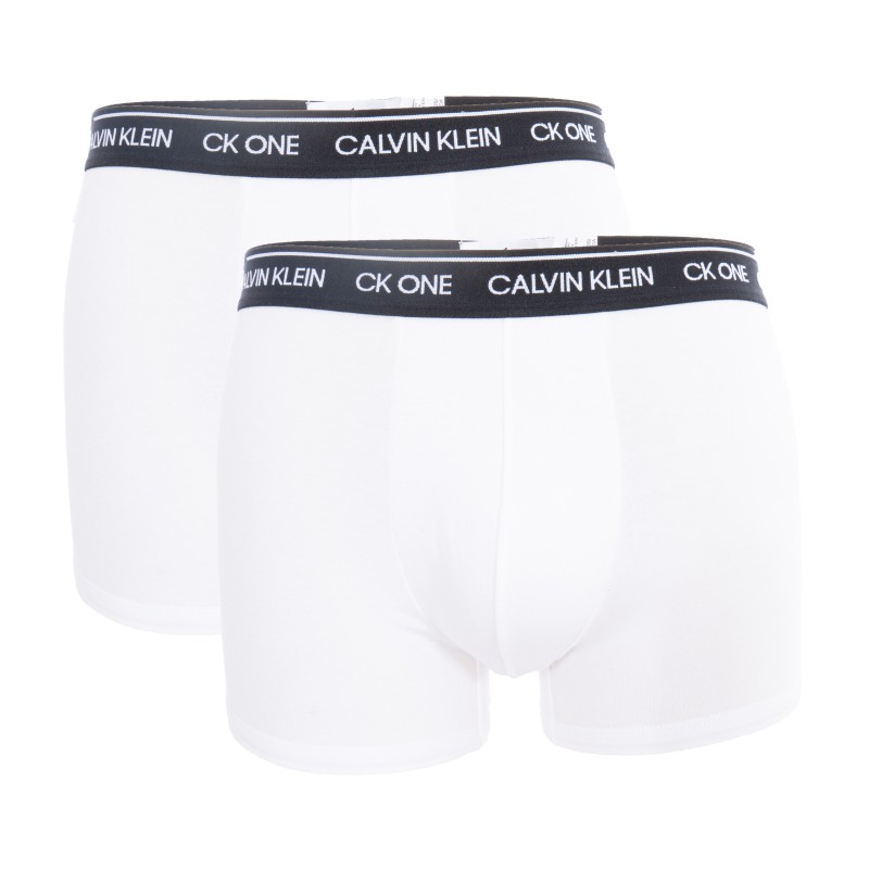  Lot de 2 boxers Calvin Klein - CK one blanc - CALVIN KLEIN -NB2385A-WBE 