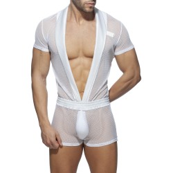  C Trought Sexy suit - blanc - ADDICTED AD844 C01 