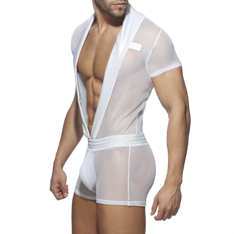  C Trought Sexy suit - blanc - ADDICTED AD844 C01 