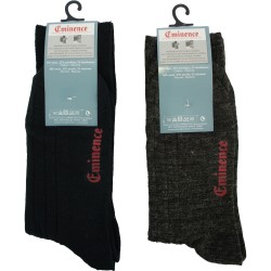 Calcetines de la marca EMINENCE - Coffret 2 paires de chaussettes (noir / anthracite) - Ref : LA40 350