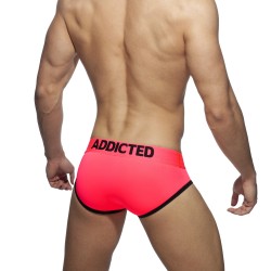  Slip swimderwear Néon avec cockring - jaune - ADDICTED AD917 C34 