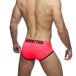  Slip swimderwear Néon avec cockring - rose - ADDICTED AD917 C34 