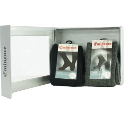 Chaussettes & socquettes de la marque EMINENCE - Coffret 2 paires de chaussettes (noir / gris chiné) - Ref : LA40 360