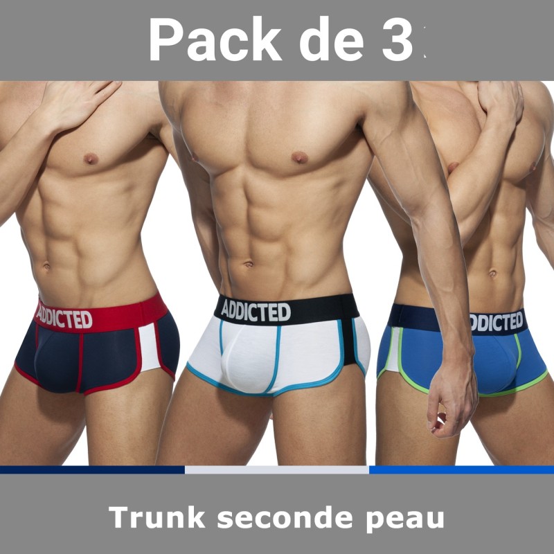  Trunk seconde peau (Lot de 3) -  AD898P 3COL 