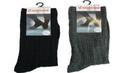 Socken der Marke EMINENCE - Coffret 2 paires de chaussettes (noir / gris chiné) - Ref : LA40 360