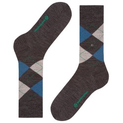  Chaussettes EDINBURGH - gris/bleu - BURLINGTON 21182-3090 