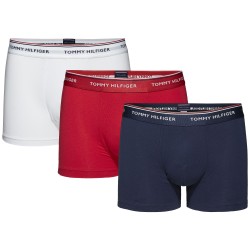  Lot of 3 cotton Stretch boxers Tommy Hilfiger - multi - TOMMY HILFIGER 1U87903842-611 - per 