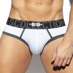  Slip seconde peau - blanc - ES COLLECTION UN422-C01 